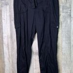 INC International Concepts Size 10 Ankle High Rise Black Cargo Pants W/T… Photo 0