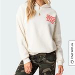 Edikted  Hoodie Pink Oversized Photo 8