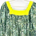 Batsheva X Laura Ashley Peasant Beaumaris Floral Dress‎ Size 4 Sherwood Forest Green Photo 3