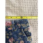 Orvis  Women's Size 8 Denim Floral Button Down Midi Skirt Y2K Style Cotton Photo 3