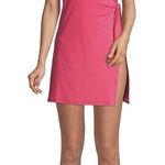 NWT Lands' End Hot Pink‎ One Piece Sweetheart Swim Dress Skirt Swimsuit Size 6 Pink Photo 0
