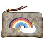 Coach Rainbow  Wristlet EUC Photo 1