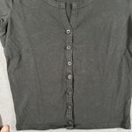 Hollister  Shirt Womens Small Must-Have Collection Baby Tee Button Front Fitted Photo 3