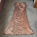 Ever Pretty  Champagne Rose Gold Sequin Dress SIZE 22 Photo 0