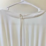 Alexis  Lilla Kaftan Crepe Maxi Dress White Sz S Photo 6