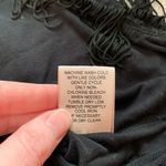 Philosophy Womens Medium Top Black Tank Fringe Hem Sleeveless Boho Festival Photo 5