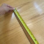 Printed Rhinestones Big Skull And Bones Buckle Red Belt Punk Goth 49” Photo 7