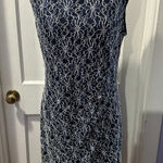 Roz & Ali  Blue Lace Tank Dress in 14 Photo 0