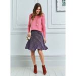 Boden Virginia Navy Floral Spray Skirt Blue Size 6 Photo 1