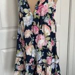 Maaji Midnight Garden Navy Blue Multi-Color Swim Cover Up Mini Dress Size S Photo 1