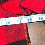 Thread & Supply Moto Jacket Lumberjack Plaid Vintage 1980’s Size Small Red Photo 7