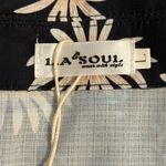 🌼 L.A. Soul Daisy Floral Shirt Dress | Sleeveless Belted Fit & Flare L Black Size L Photo 1