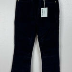 frame denim  NWT Blue Velvet Pants Size 25 Photo 0