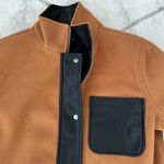 Anthropologie NWT Marled Tan & Black Cropped Button Up Jacket Sz Medium Photo 8