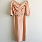 Black Halo Jackie O 3/4 Sleeve Sheath Dress NEW Fresco Size 4 Photo 3