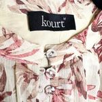 Kourt Women’s Floral Print Santos Top Beige Medium Multiple Photo 5