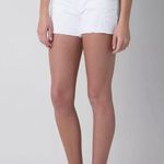 Big star Alex mid rise stretchy fit white denim shorts Photo 2