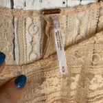 Free People  Peach Lace Dolman Short Sleeve Top Photo 5