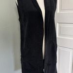 Rebecca Minkoff Bitten Silk Shawl Collar Vest Jacket Top Black Medium Photo 0
