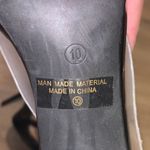 Nature Breeze  black faux leather high heels Photo 6