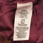 Free People ‎ Morning Light Mini Dress Long Sleeve Floral Satin Purple Size 0 New Photo 13