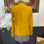 Modcloth  Mustard “Glam Believer” Knit Military-Style Blazer Size Medium💛🍄 Photo 2