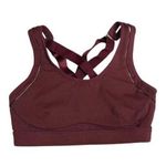 Fabletics Burgundy Maroon Sports Bra Women's Size Small Photo 0