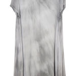 Free People  Sheer Gray Dyed Mini Tunic Dress Size Medium Photo 0