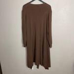 Stictch Drop Oversized Brown Tie Cardigan Size Extra Large Photo 5