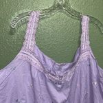 Plus Size Pastel Purple Dress Embroidered Flowers Lace Photo 2