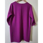 Everly  Womens‎ Large Dress Purple Magenta High Neckline Photo 2