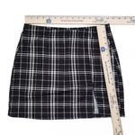 SheIn Mini Skirt Womens Large Black Tartan Plaid Preppy Goth Schoolgirl Preppy Photo 2