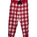Aerie Red White & Navy Blue Plaid Drawstring Jogger Pajama Pants Photo 0