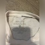 Simply Southern Long Sleeve Tie Dye Cotton Shirt Size S Dog Coffee Photo 4