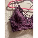 Zenana Outfitters  Purple Lace Bralette Woman’s Size XL Photo 2