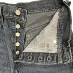Levi's  Premium 501 Jean Shorts 25" Dark Wash Cutoffs Button Fly‎ Stretch Denim Photo 5