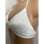 Robin Piccone New. white crochet bikini set. XS. Retails $198 Photo 7