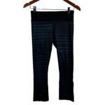 Lululemon Run Crop II Full-On Luxtreme (Mesh) Good Vibes Deep Navy Black Size 4 Photo 4