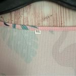 Unbranded Pink Floral Flamingo Print V Neck Ribbed Long Sleeve Top Size 4X Photo 4