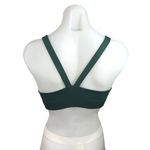 Girlfriend Collective  Green Scoop Neck Crossback Athletic Sports Bra Size XS Photo 1