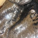 Sherri Hill  Silver Hoco Cocktail Dress Cowl Neck Open Back Grey Silver 10 Photo 7