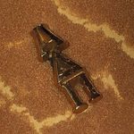 Alpha Delta Pi Lavaliere Dainty Vintage Sorority Pin Gold Photo 3