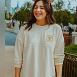 Disney Parks Spirit Pixie Dust Metallic Jersey Long Sleeve Shirt in Cream Photo 7