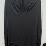 Barefoot Dreams  Top XS Womens Luxe Milk Jersey Namaste Lounge Pajama Grey Photo 0