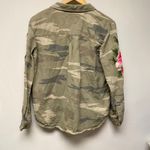 Rails  Camo Floral Embroidered Button Up Shirt Jacket Sz M Edgy City Preppy Chic Photo 6