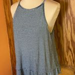 Mossimo striped ruffled tank top Size L Photo 6