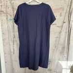 Eileen Fisher Washable Stretch Crepe Jewel Neck Dress Photo 3