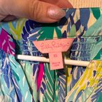 Lilly Pulitzer 100% silk Multicolor Tropical Print Top Photo 1