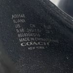 Coach Iliana Black Leather Ankle Strap Heels Size 9.5 Photo 4