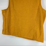 Madewell NEW Mustard Yellow Wrap Tie Top Photo 4